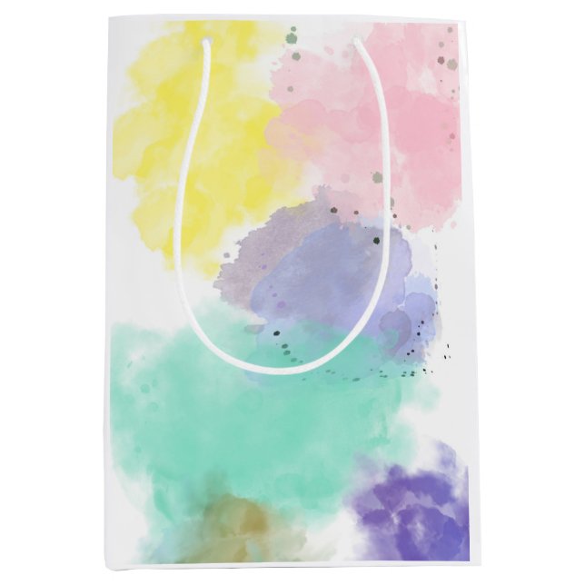Lovely Colors With a Gentle Touch   Medium Gift Bag (Front)