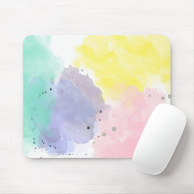 Lovely Colors With a Gentle Touch   Mouse Mat (With Mouse)