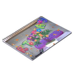 Lovely Colourful Birthday Art Print Notebook