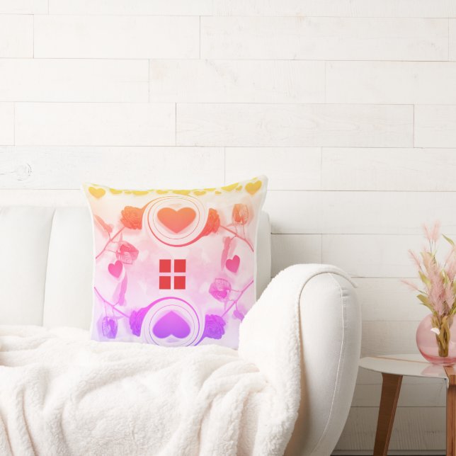 Lovely Colourful Home Décor Cushion (Couch)