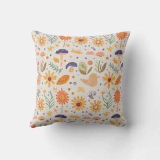 lovely colourful Throw Pillow design