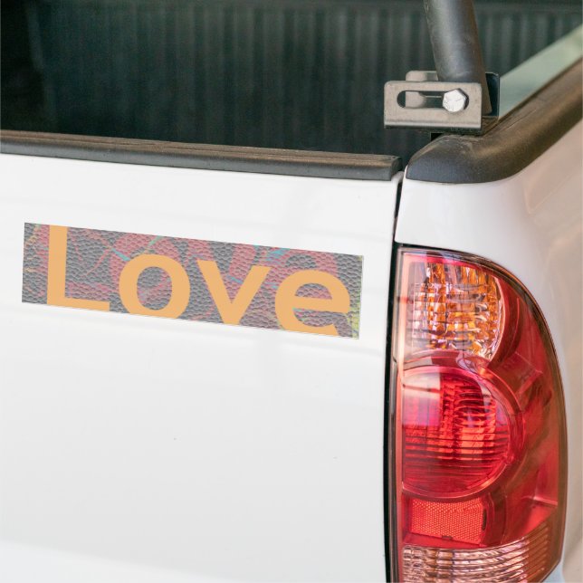 Lovely Colours Customise Product Bumper Sticker (On Truck)