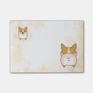Lovely Corgi Butt Post-it Notes