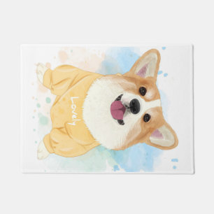 Lovely Corgi Dog Blanket Gifts For Kids Doormat