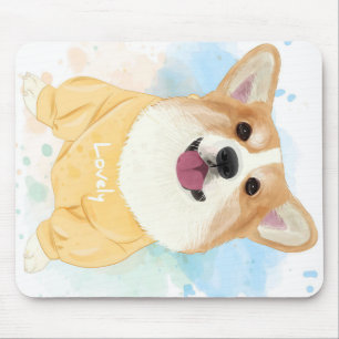 Lovely Corgi Dog   Blanket Gifts For Kids Mouse Mat
