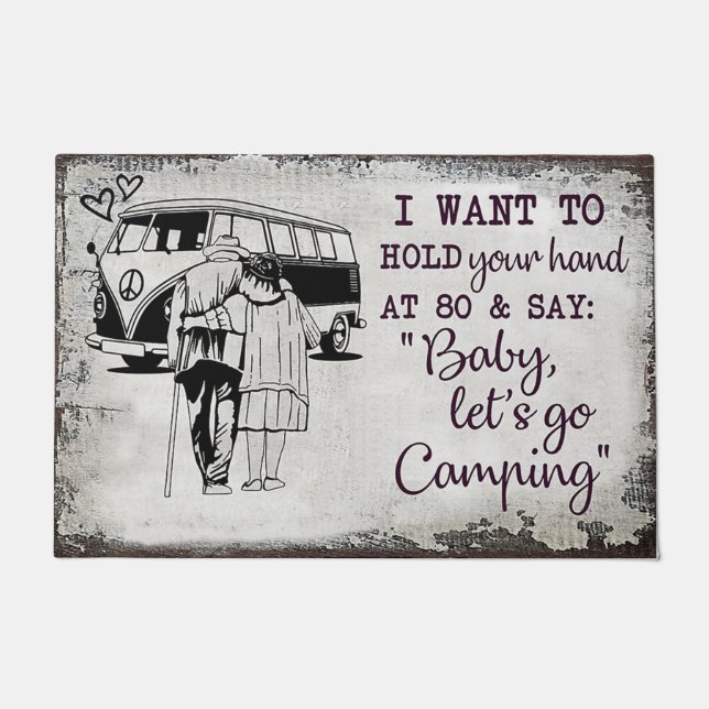 Lovely Couples Quotes Mat, Simple Design  Doormat (Front)