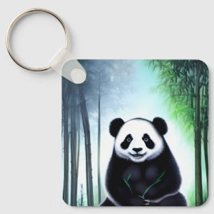 Lovely, Cuddly Little Panda Bear Cub Key Ring