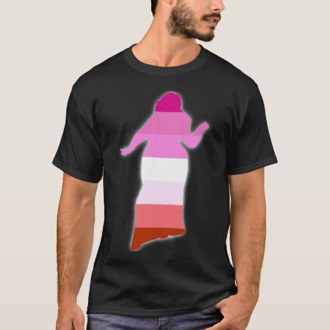 Lovely Curvy Lesbian T-Shirt (Front)