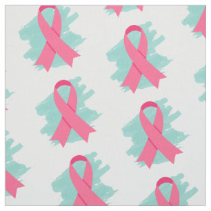 Lovely Customisable Pink Ribbon Fabric