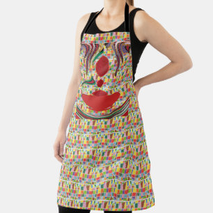 Lovely cute nice & lovely colourful pattern design apron