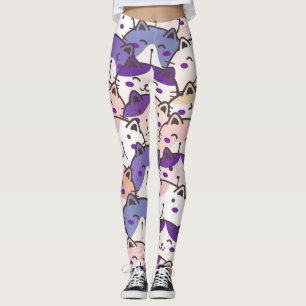 Lovely cute Pattern Cats Kitten, Modern Leggings