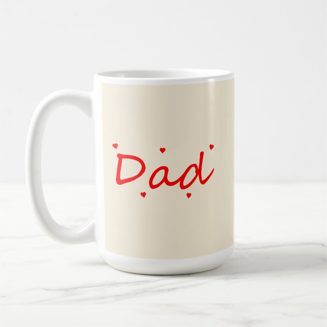 Lovely Dad  Coffee Mug (Left)