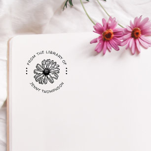 Lovely Daisy Simple Mopern From The Library Of Rubber Stamp