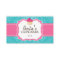 Lovely Damask Cupcake Business Cards