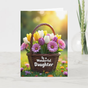 Lovely Daughters Day Bloom Card