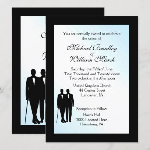 Lovely Day Gay Wedding Invitation