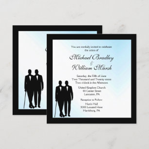 Lovely Day Gay Wedding Invitation
