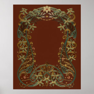 Lovely Deco Floral With Lily Poster