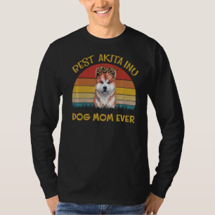 Lovely Dog Holder Dog  Best Dog Mum Akita Inu T-Shirt