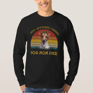 Lovely Dog Holder Dog Best Dog Mum Jack Russel Te T-Shirt