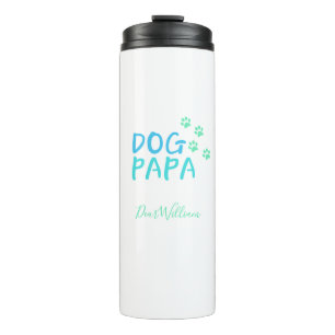 Lovely Dog Papa Thermal Tumbler