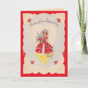 Lovely Doll Valentines Day Card