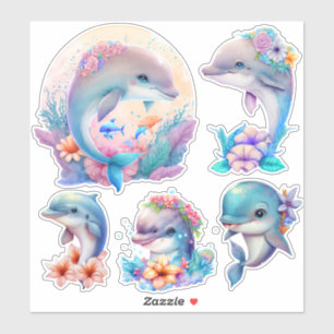 Lovely Dolphin Illustrations