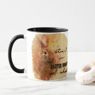 Lovely Easter Bunny Watercolor Mug