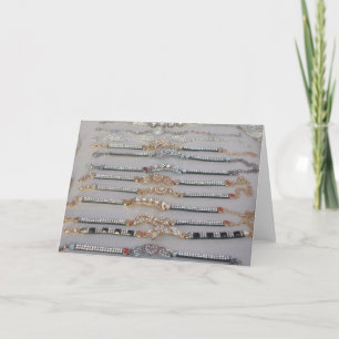 Lovely edgy girly Card Horizontal Template
