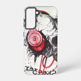 Lovely Edgy Skull Have a Nice Day & a Better Night Samsung Galaxy Case