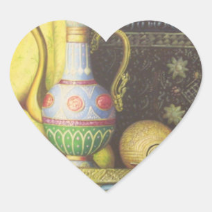 Lovely Egyptian Artefacts: Secrets of the Pharaohs Heart Sticker