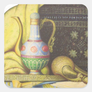 Lovely Egyptian Artefacts: Secrets of the Pharaohs Square Sticker