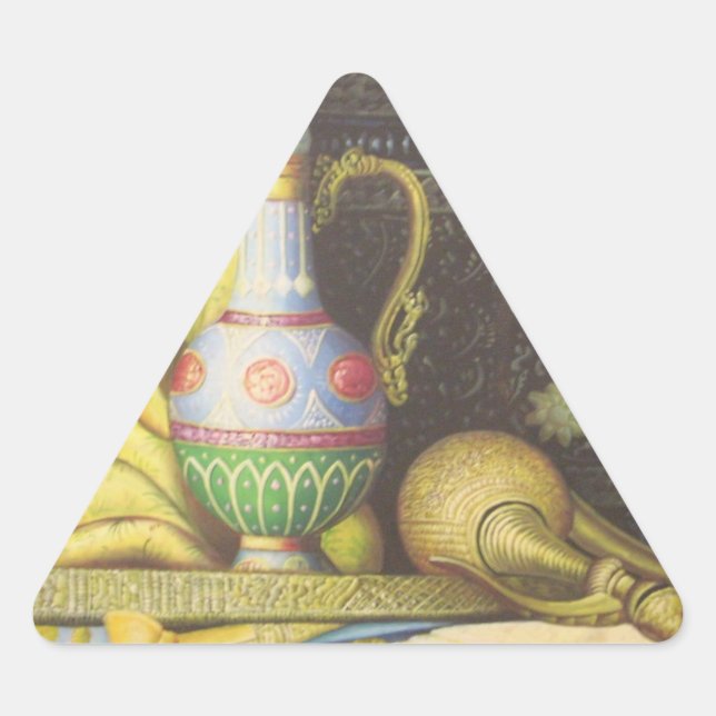 Lovely Egyptian Artefacts: Secrets of the Pharaohs Triangle Sticker (Front)