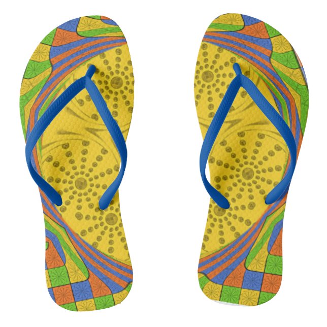 Lovely Egyptian Fashion Design Flip Flops (Footbed)