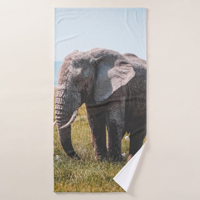 LOVELY ELEPHANT BATH TOWEL (Bath Towel)