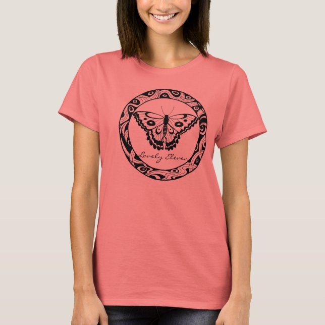 Lovely Eleven Butterfly t-shirt (Front)