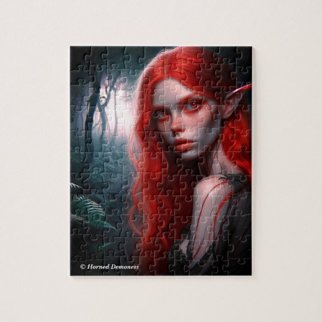 Lovely elf jigsaw puzzle (Vertical)