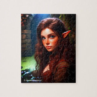 Lovely elf warrior jigsaw puzzle