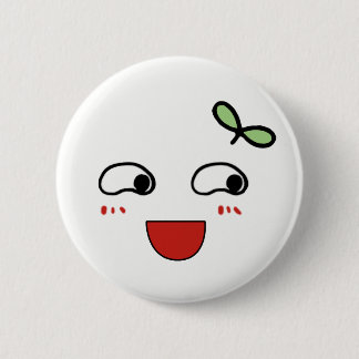 Lovely emoji 6 cm round badge