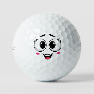 Lovely Emoticon Golf Balls
