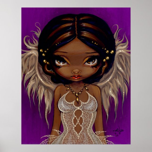 Lovely Eyes fairy Art Print (Front)