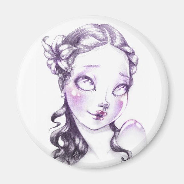 Lovely face magnet (Front)