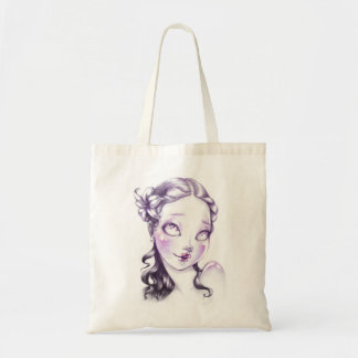 Lovely face tote bag