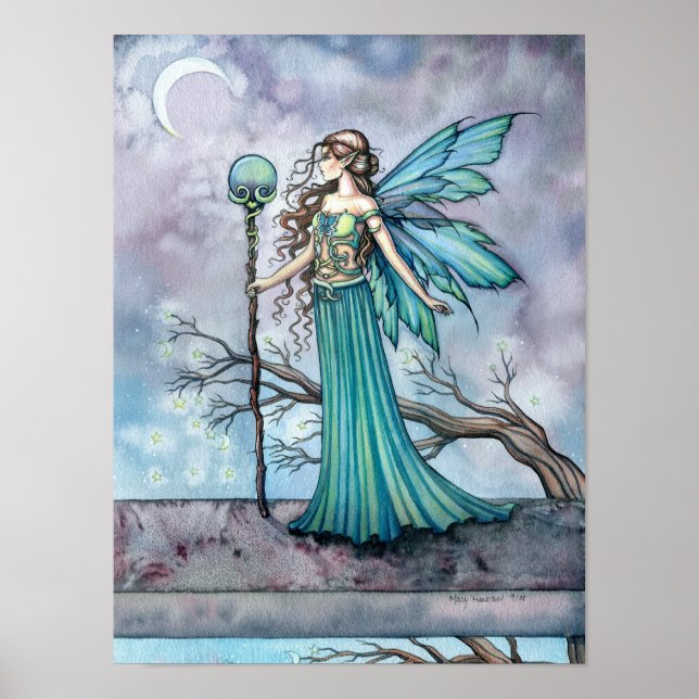 Lovely Fairy Fantasy Art Poster Print (Front)