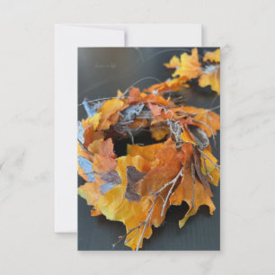 Lovely Fall Wreath Card