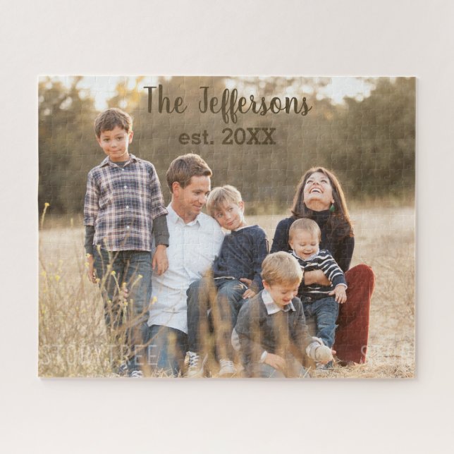 Lovely Family Photo  Jigsaw Puzzle (Horizontal)