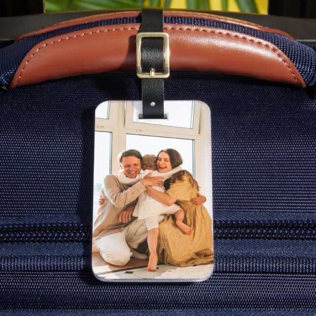 Lovely Family's Photo Luggage Tag (Front Insitu 2)