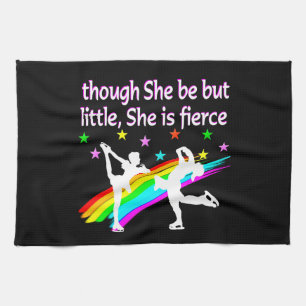 LOVELY FIGURE SKATER DUO DESIGN TEA TOWEL
