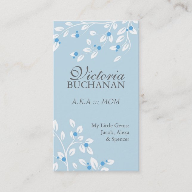 Lovely Floral Mummy Card (Front)