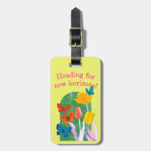 lovely flower tag -tulip-